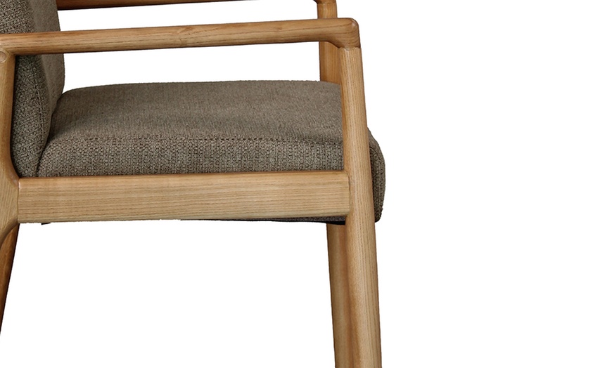 Image 24: Set di 2 poltrone in legno massello Doosense