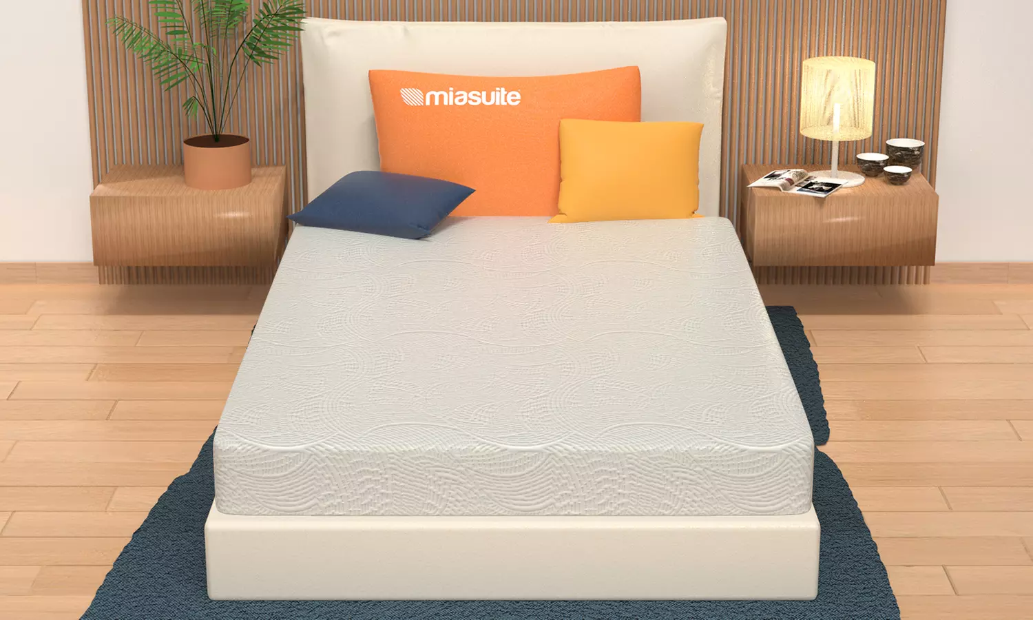 Matelas One H20 déhoussable en mousse à mémoire de forme, Miasuite