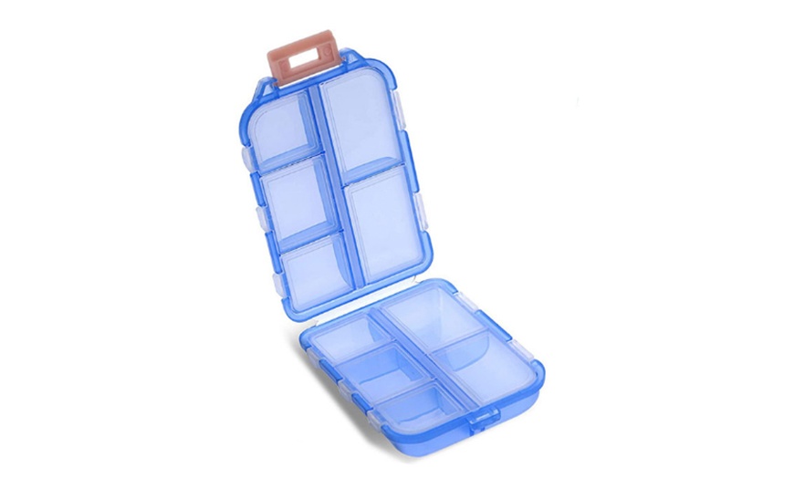 Image 4: Pack of Two Travel Pill Boxes