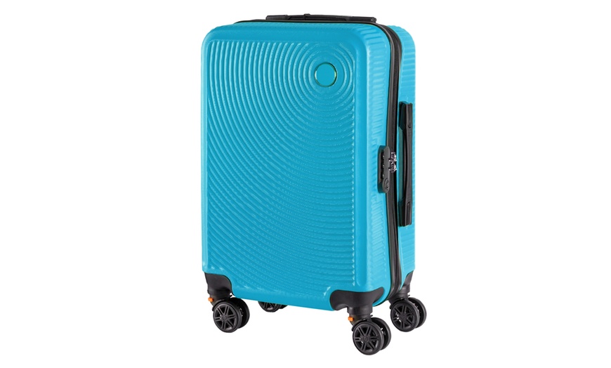 Image 39: ABS handbagage trolleykoffer in 10 kleuren