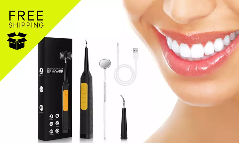 Efficient 3 Modes Electric Dental Plaque Remover Kit x1 or  x2