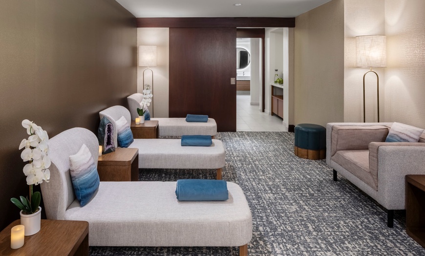 Image 6: 50-minute Couple’s Massage or 50-minute Destination Facial, and More