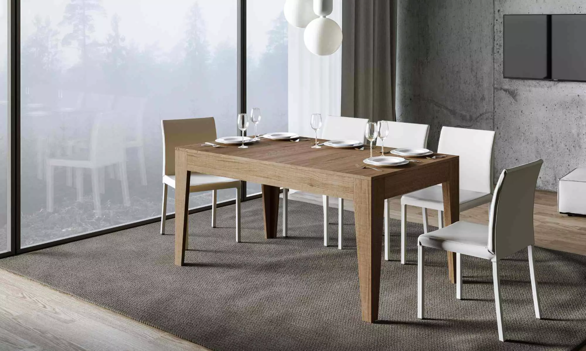 Table à manger extensible "Cico", livraison offerte - Primary Image