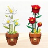 Image 1: Potted Plants Building Blocks Set