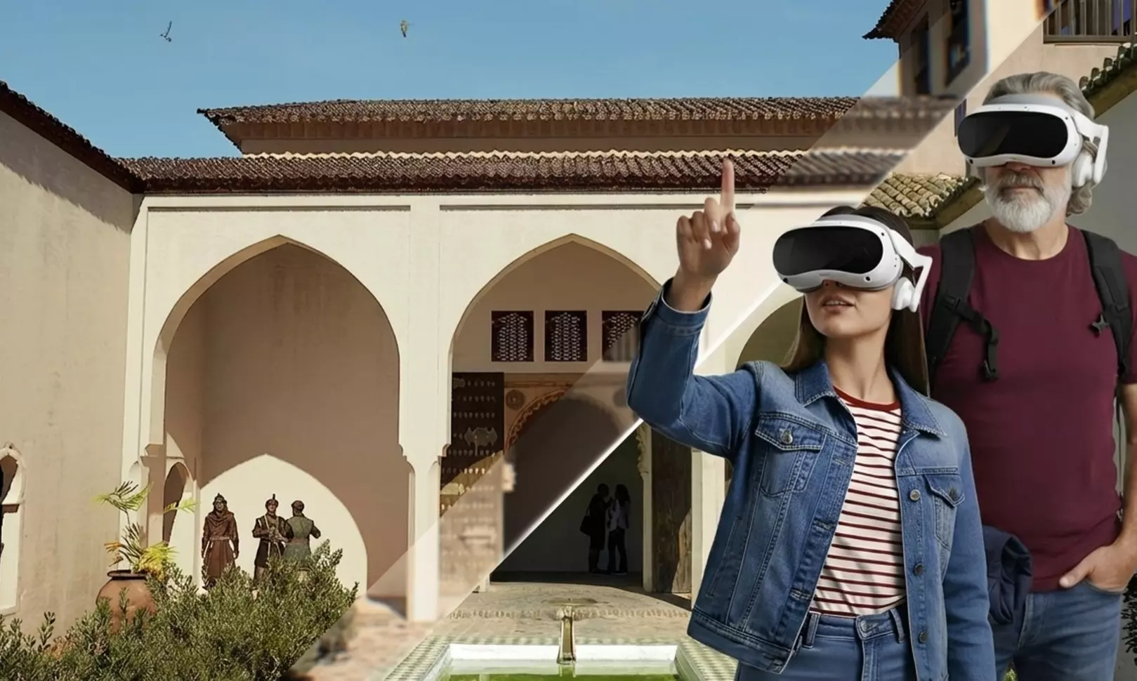 Visita guiada con realidad virtual por la Alcazaba de Málaga