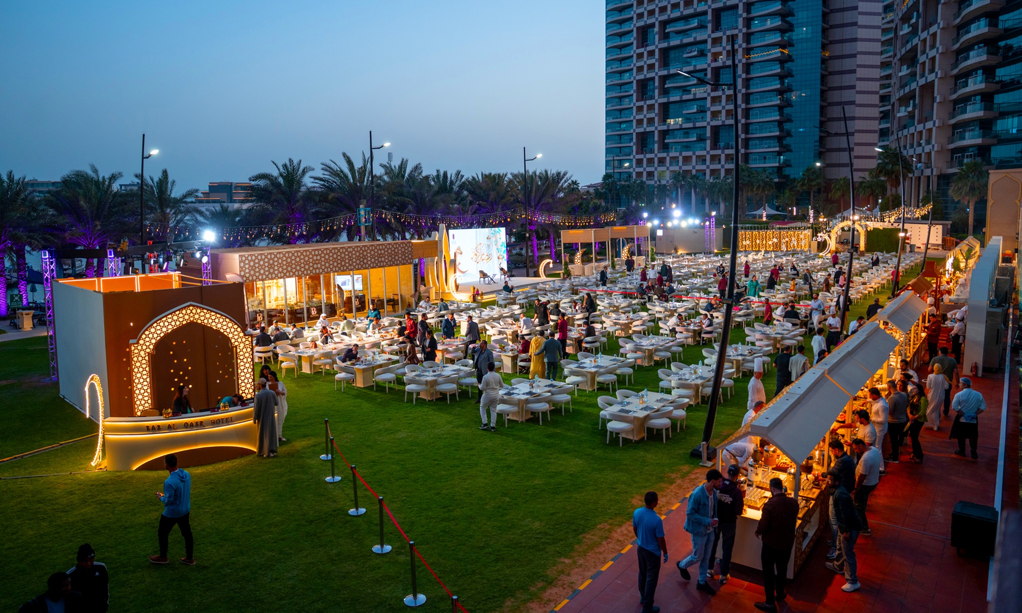 Ramadan Tent iftar buffet with Ramadan drinks For a Child or Adults