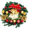Image 2: Living And Home Christmas Artificial Wreaths, 30cm and 32cm Designs 