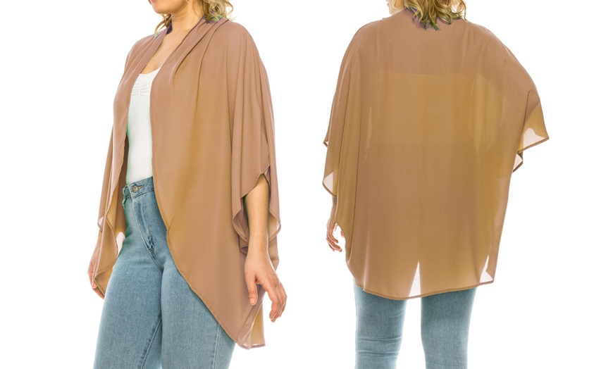 Image 27: MOA Collection Women's Loose Fit Cardigan Sweater