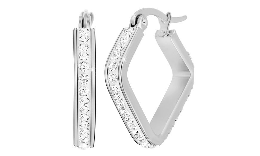 Image 8: SC Crystal Paris Sparkling Earrings Collection