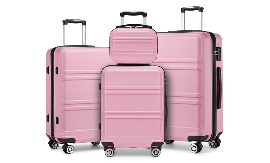 Image 27: Travel Suitcase with 360° Spinner Wheels and TSA Locks