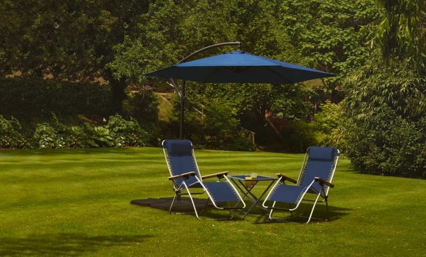 Image 10: Cantilever Parasols - Standard or Solar LED + Optional Base