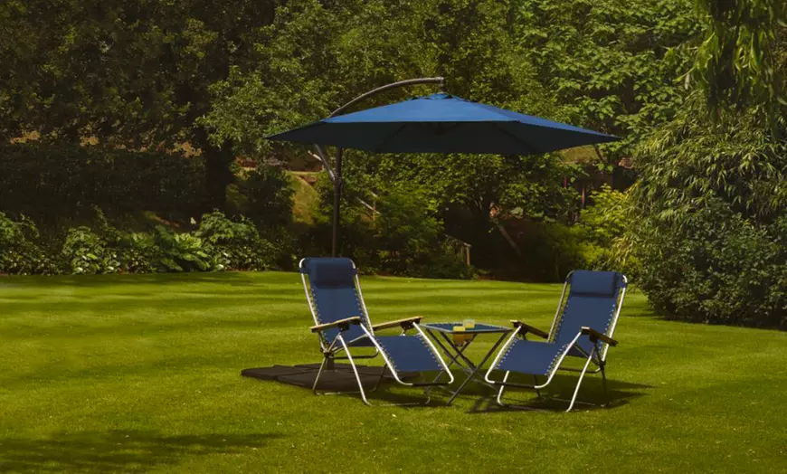 Image 10: Cantilever Parasols - Standard or Solar LED + Optional Base