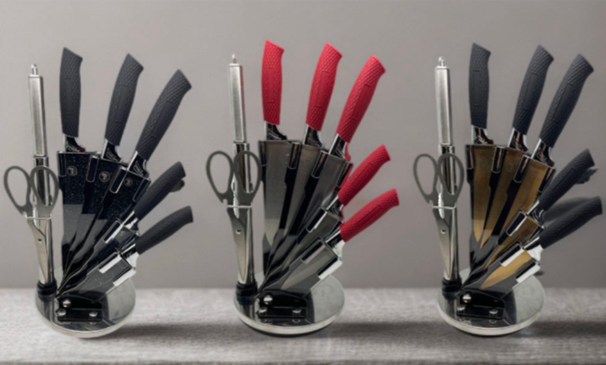 Image 1: Five Piece Kitchen Knife Set