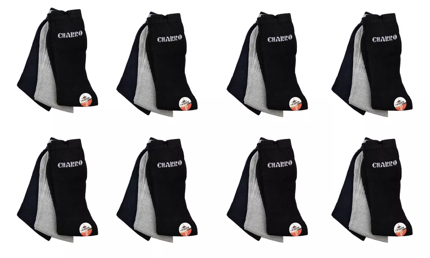 Fino a 24 calzini Charro in spugna