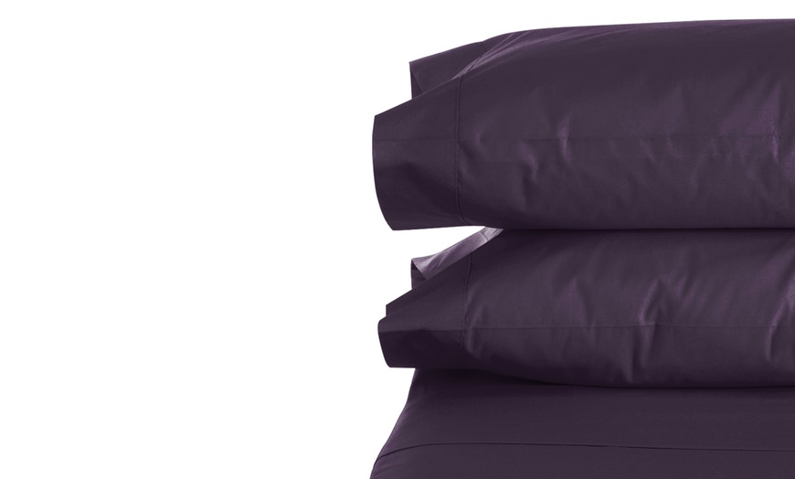 Image 10: 1800 Series Bamboo Feel Pillowcase Queen/Standard or King Set of 2 Pillowcases 