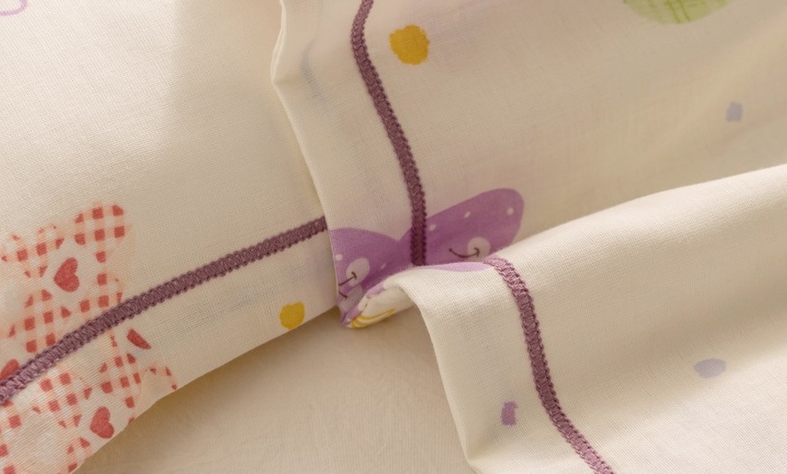 Image 40: Breathable Pure Cotton Kids Pillowcase Pair