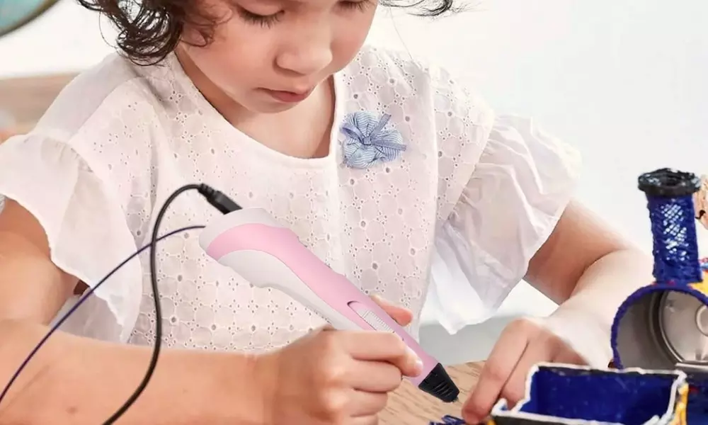 Stylo d'impression 3D avec recharge de 20 filaments en option