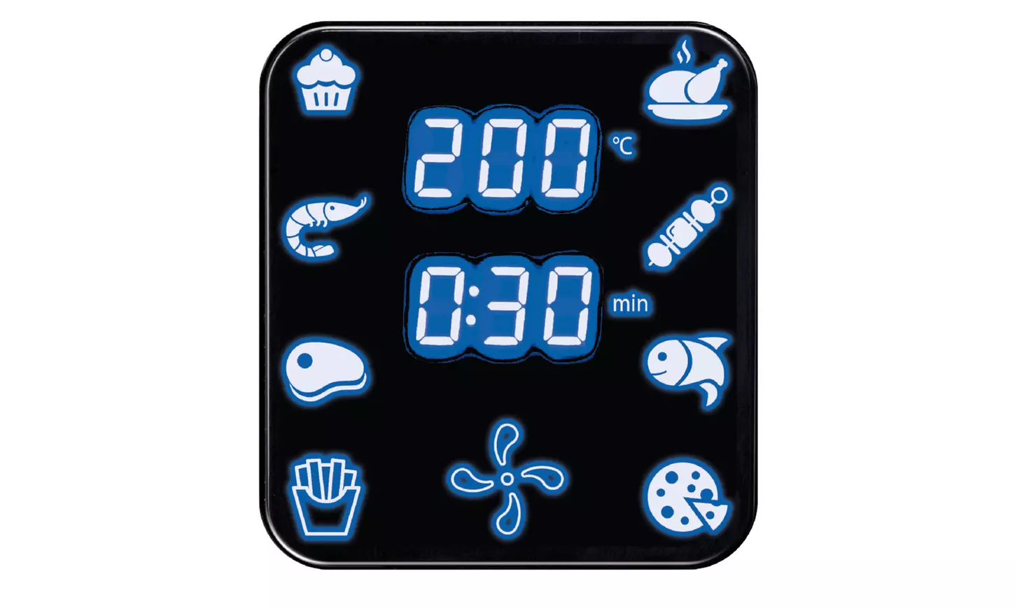 Friteuse sans huile à air chaud MPM, avec 8 programmes - Second Medium