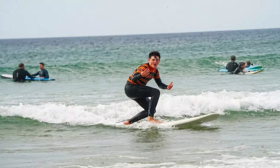 Surf Board and Wetsuit Day Hire with Optional Land Lesson