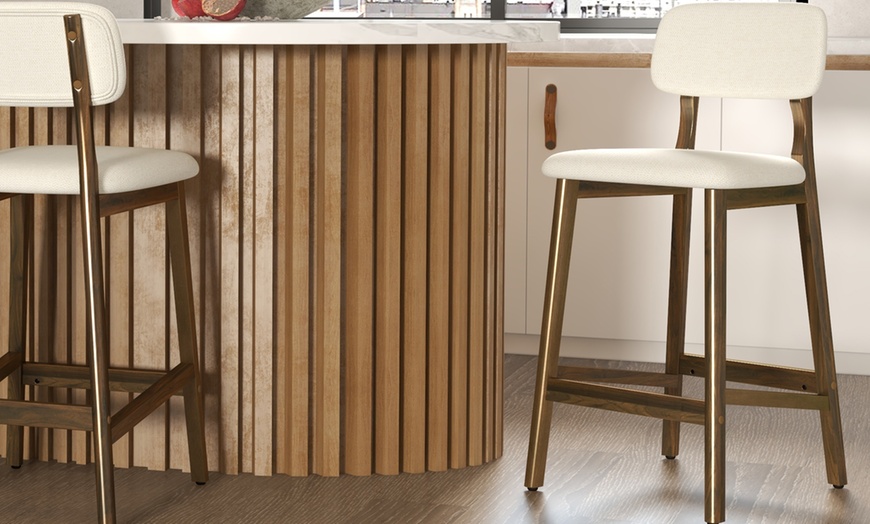 Image 5: Lot de 2 chaises de bar "Clyde" de Doosense 