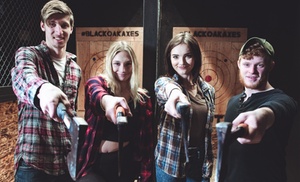 Up to 46% Off Axe Throwing at Black Oak Axe Throwing