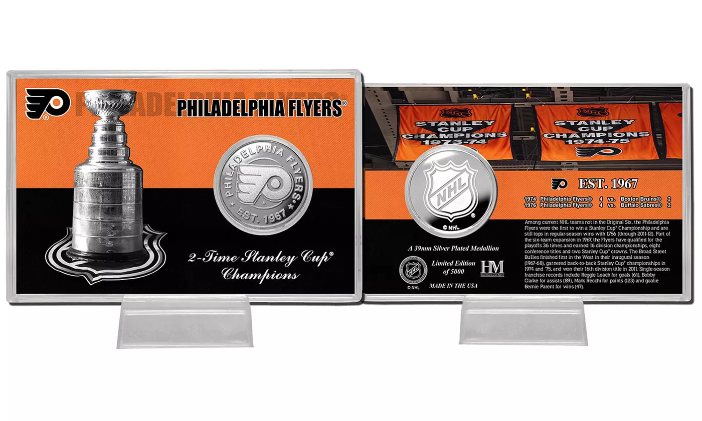 The Highland Mint Stanley Cup "History" Silver Coin Card - Second Medium