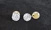 Cubic Zirconia Double Sided Earrings
