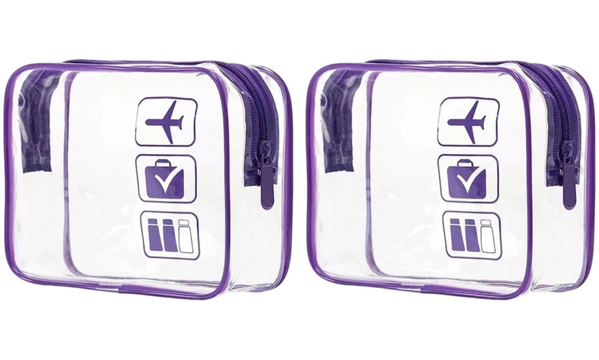 Image 8: Transparent Travel Toiletries Storage Bag 