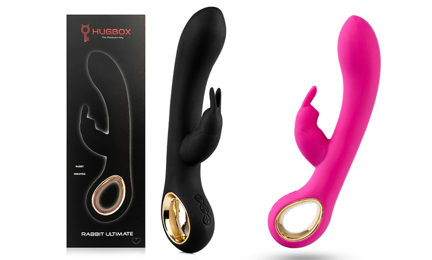 Image 1: Sextoy - Juguete sexual: Vibrador conejito HUGBOX, 10 programas, 5 velocidades