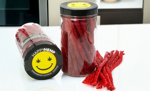 CBD Infused Strawberry Licorice from Happy Hemp CBD Infused Strawberry Licorice from Happy Hemp