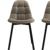 Image 12: Lot de 2 ou 4 chaises "Estrella" en velours de Doosense