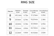 Men's Fashion Flexible Comfortable Silicone Wedding Ring Band Rubber 7 Pack - Second Medium