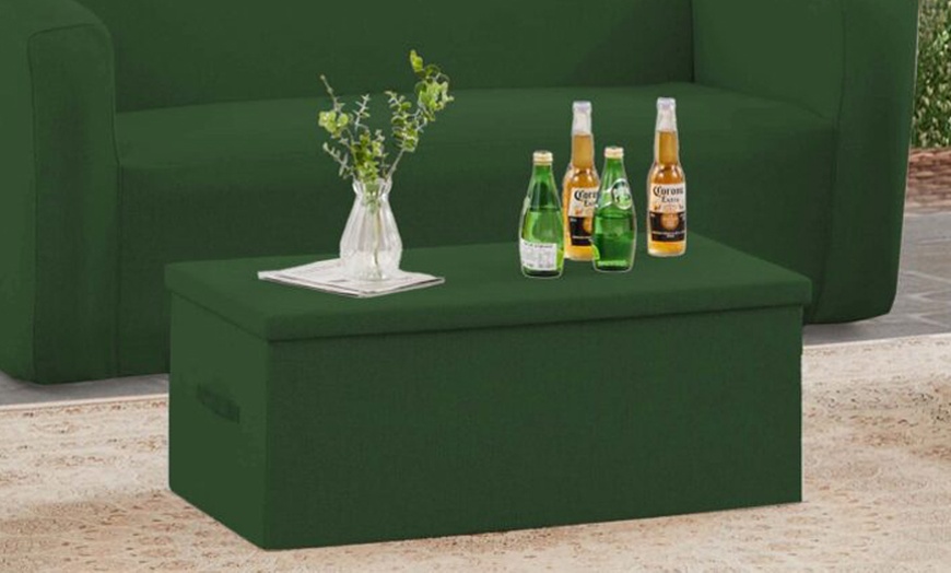 Image 10: Mesa de centro con forma de caja para almacenamiento