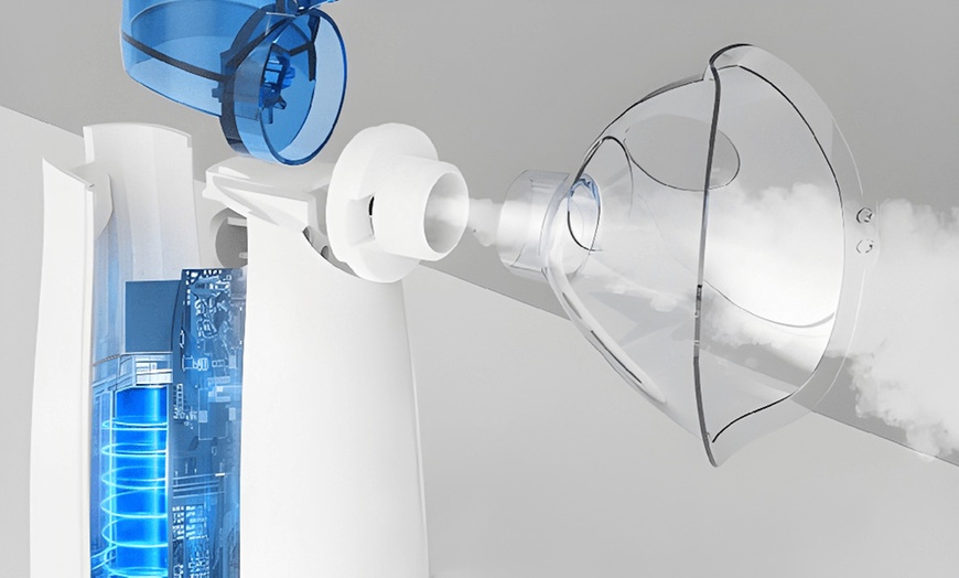 Image 4: Nebulizador portátil con tecnología ultrasónica y 2 modos ajustables