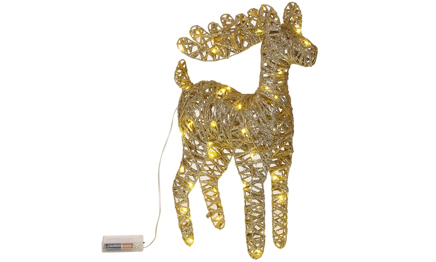 Image 9: LED Standing Christmas Reindeer