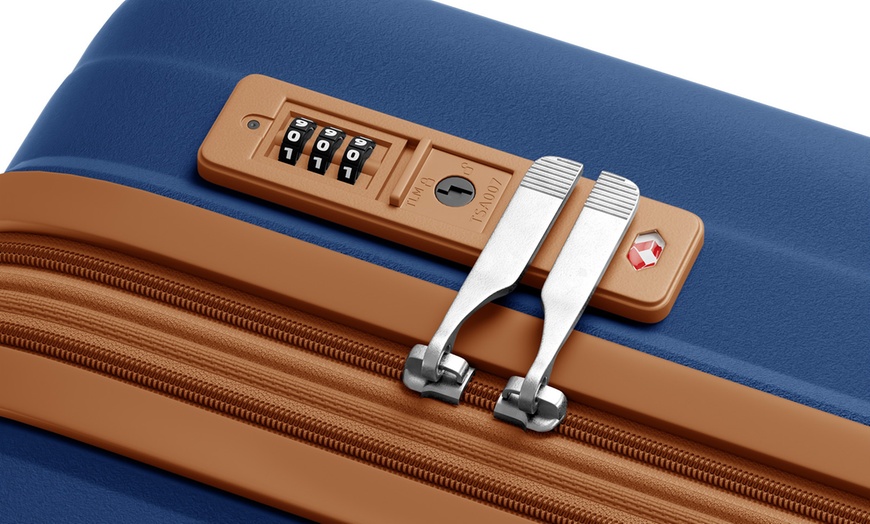 Image 13: Valise Kono avec serrure TSA et porte-gobelet