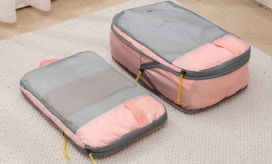 Image 8: 3-Piece Compression Packing Storage Bag Set