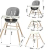Image 14: Dekko Baby High Chair Adjustable Toddler Feeding Table 