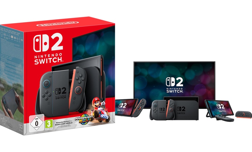 Image 1: Nintendo Switch 2 avec Mario Kart World