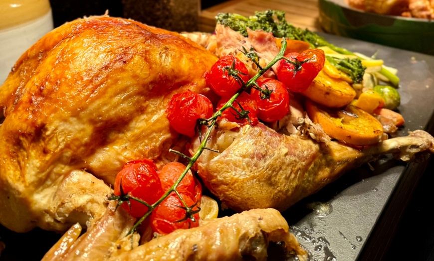 Image 3: Festive Roast Feast with Turkey or Roast Beef & Classic Sides