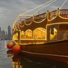Image 1: 2-Hr VIP Marina Dhow Cruise with Dinner for 1, 2, 4 Adult, or 1 Child