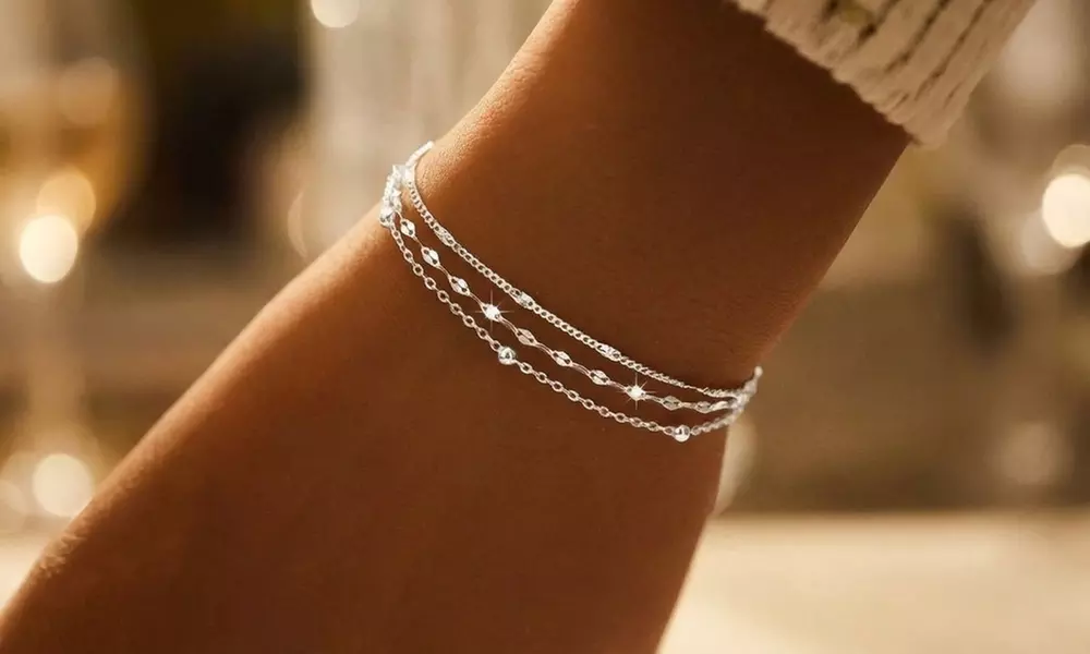 One or Two Pack 3-Piece Silver-Tone Jewellery Set