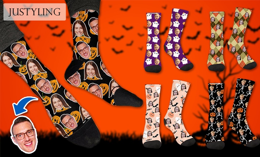 Image 1: Chaussettes personnalisables avec Justyling