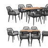Image 13: Set da pranzo da giardino per 6 o 8 persone con tavolo Swing&Harmonie