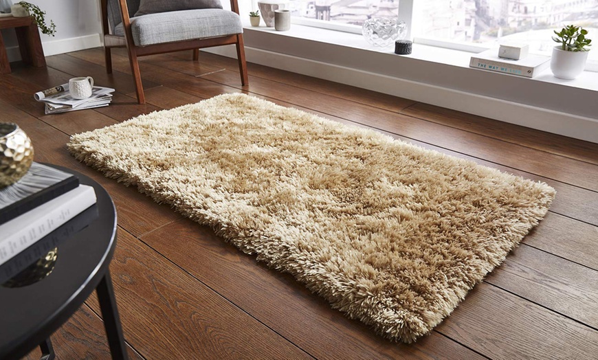 Image 3: Polar Plush Shaggy Area Rug