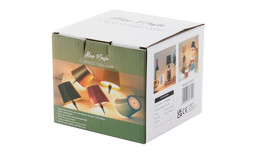 Image 40: One or Two Cordless LED Bottle Stopper Lamps with 3 Light Modes