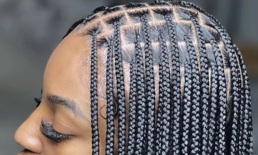 Image 2: Big, Medium or Small Braids with Hair Wash and Blow Dry