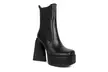 London Rag Frosty Chunky Platform Block Heel Chelsea Boot - Second Medium