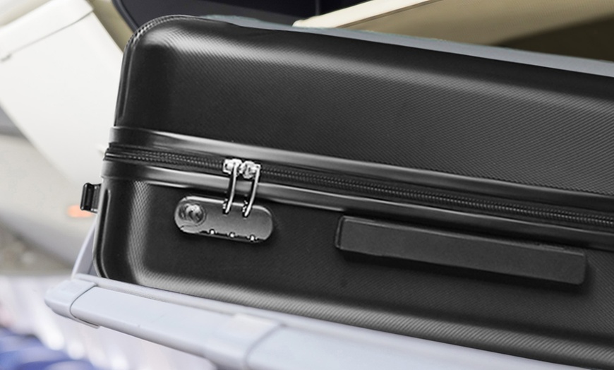Image 13: Set of Three Hard-Shell ABS Suitcases