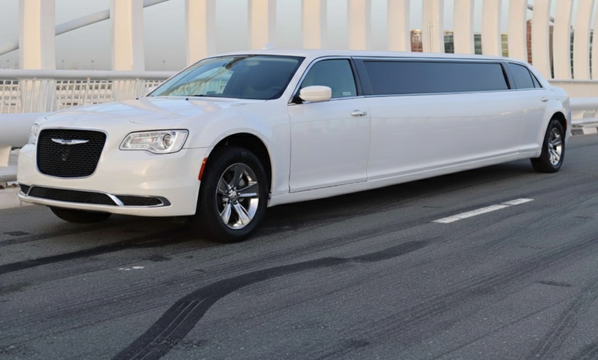 Image 2: Limousine Rental with Private Chauffeur for One/Two Hours w/ Beverages